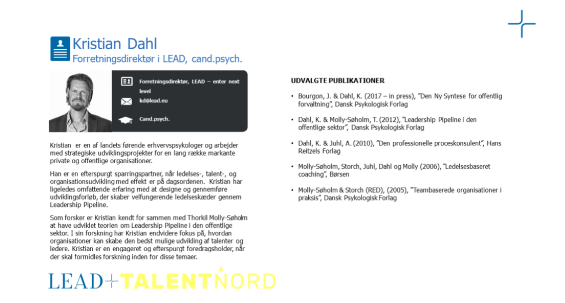 fritaget møl nød Undervisningsprogram | Talent Nord